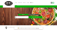 Desktop Screenshot of papaspizzaland.org