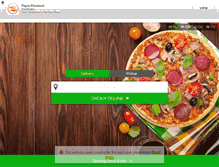 Tablet Screenshot of papaspizzaland.org